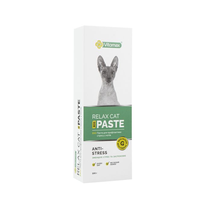 ЭКО ПАСТА Vitomax для профилактики стресса у кошек (100 г)